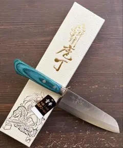 ⁂新作 増谷刃物 訓平作 三徳包丁VG10ステンレス雪華（せっか）口金有レッド柄 増谷刃物 訓平作 三徳包丁VG10ステンレス雪華（せっか）口金有 レッド