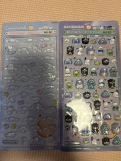 Cinnamoroll&Hapidambui ボンボンドロップミニシール2枚