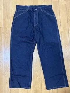 濃紺デニムパンツ GU