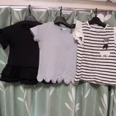 1475 ¥2222→¥1766 女の子　トップス3枚　サイズ130