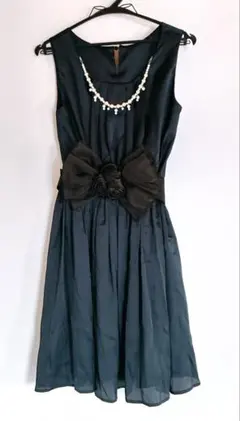 Dorry Doll パーティドレス ワンピース ネイビー 38号