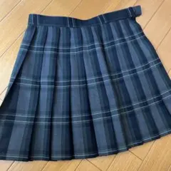 CONOMiチェック柄 プリーツスカート グリーン系