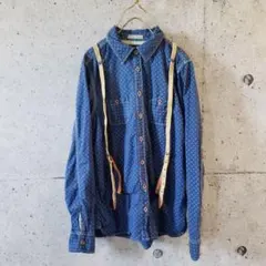 MAISON SCOTCH サスペンダー付き クラフトマンシャツ ヴィンテージのサムネイル