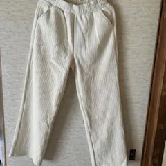 値下げ　メゾン　ド　テレーズ　パンツ 裏毛　コーデュロイワイドパンツ レディース