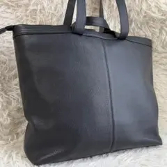 【激レア 美品】ユナイテッドアローズ　レザートートバッグ　肩掛け　希少タイプ　黒