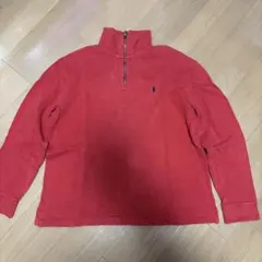 Polo by Ralph Lauren ハーフジップ トレーナー L 赤