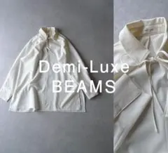 美品 デミルクス ビームス 2万円 ボウタイブラウス beams F348 - メルカリ
