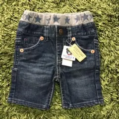 新品未使用　ダブルビー　デニムハーフパンツ　80