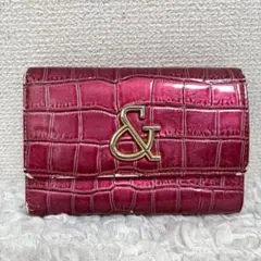 ピンキー＆ダイアン 折り財布 エナメル ピンク