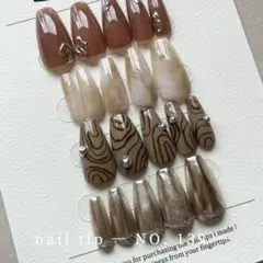 【139】20本セット まとめ売り ニュアンスネイルチップ 淡色ネイル