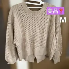 美品❣️ニット　セーター　M