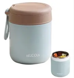 DELICIOUS スープジャー 430ml 水色のサムネイル