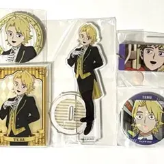 モブサイコ100 花沢輝気　テル　アクリルスタンド　缶バッジ　まとめ売り