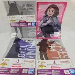 僕のヒーローアカデミア 一番くじ J賞 クリアファイルセット 4点