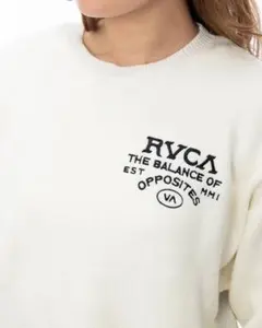 RYCA ロゴ刺繍 クルーネック スウェット