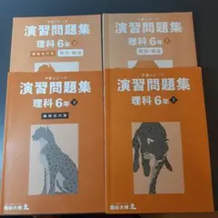 予習シリーズ　演習問題集 理科 6年生 上下　巻セット　四谷大塚