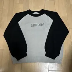 【EPNK】完売品　ロゴラグランニット　エルサイズ