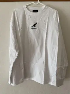 WEGO KANGOL ホワイト ロングスリーブ Tシャツ M
