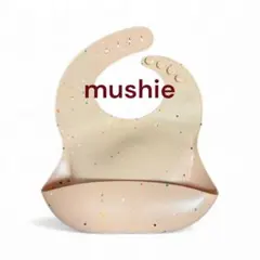 ♡mushie♡お食事エプロン POWDER PINK CONFETTI