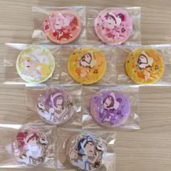おジャ魔女どれみ　刺繍缶バッジ８種９個セット