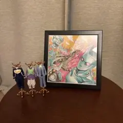 ジョジョ4部　フィギュアおよび絵