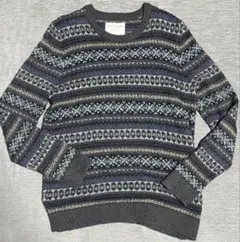 Abercrombie & Fitch ノルディック柄 ニット・セーター XL