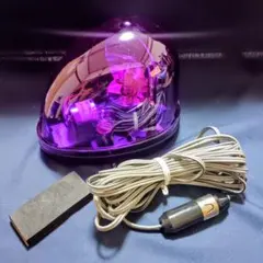 パトライト パトランプ 回転灯 紫灯 12V 旧車 停止表示灯　佐々木電機製作所のサムネイル