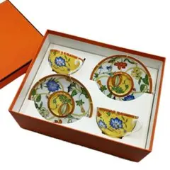 超美品 エルメス カップ&ソーサー シエスタ ペアセット 11-26062208 