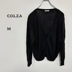 C.O.L.Z.A 黒 カーディガン シンプルMサイズ ハニーズ c323③