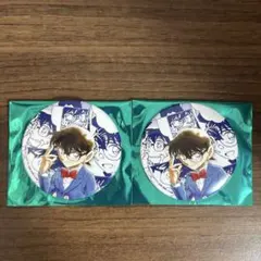 復刻デザインBIG缶バッジ 江戸川コナン 2点セット 名探偵コナン