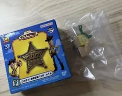 トイストーリー1番くじ　保安官バッジ、グリーンアーミーメンフィギュアセット