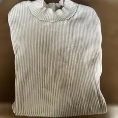 UNIQLO ユニクロ (L)長袖Tシャツ リブハイネックT