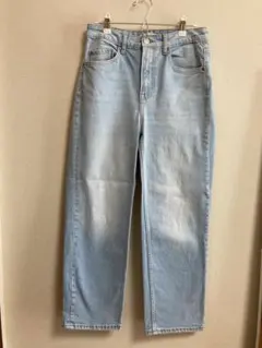 H＆M ライトブルー デニム パンツ ジーンズ ハイウエスト EUR 38