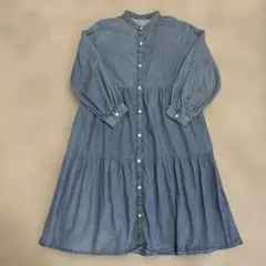 GU デニムブルーワンピース