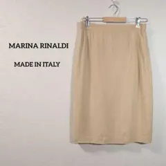 マリナリナルディ シルク100% 膝丈スカート イタリア製 シルク レディースのサムネイル