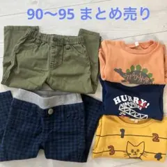 恐竜・猫デザインTシャツとパンツセット