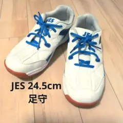 JES 体育館シューズ 24.5cm 上履き JES-2207 足守 ブルー ❥