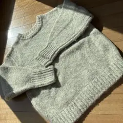 LAKOLE グレー ニットセーター Mサイズ