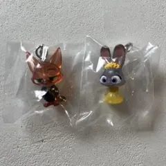 ズートピア2 めじるしアクセサリー ジュディ ニック ドレス タキシード ガチャ