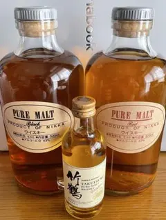 ニッカ 竹鶴 ピュアモルト 箱付き500ml 1本 新 ニッカ 竹鶴 ピュアモルト – 酒類ドットコム