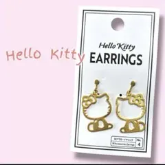 Hello Kitty イヤリング キティちゃん 可愛い ゴールド
