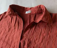 【短時間使用のみ】JEUNE MAMAN ロングシャツ　ワンピース　秋色