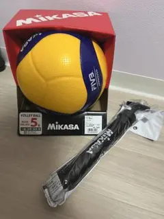 MIKASA バレーボール 5号球 検定球 空気入れ付き