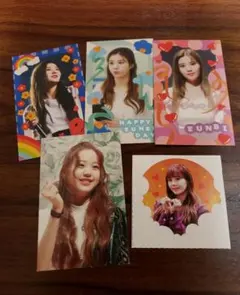 IZ*ONE　トレカ・シール　セット