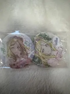 小原鞠莉　Aqours flower party 缶バッジラブライブサンシャイン