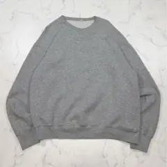 無地 グレー スウェット オーバーサイズ 古着