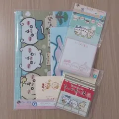 ちいかわ一番くじ ~なんかほっこり ちいかわの湯~G賞ステーショナリー3種セット