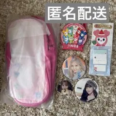 【匿名配送】TWICE ペンライトケース モモ 缶バッジ ラゲッジタグ 付箋