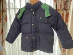 ラルフローレン ダウンジャケット 110cm ネイビー キッズアウター