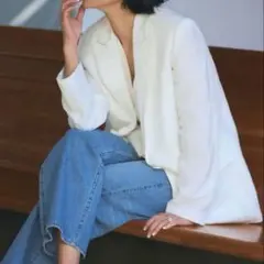 STATE OF MIND × AYA KANEKO リネンジャケット 金子綾